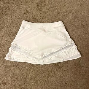 White Lilly Pulitzer Maja Skort 13" - Luxletic - Tennis Skirt